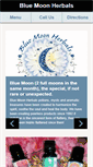 Mobile Screenshot of bluemoonherbalsandaromatics.com